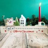 Santa Advent Countdown Slider, Wooden Christmas Countdown, Father Christmas Ruler,