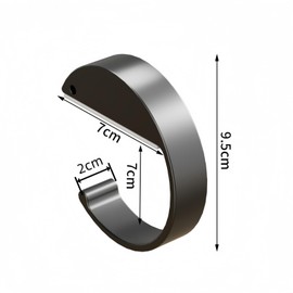 Shudyear 2PCS Desk Hook for Table Handbag Hanger for Heavy Duty Purse Hook Bag Holder Made of high-Strength Alloy Materials Hanger Various Items C Shape (Grey)