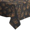 Xtremepads Whisky Pattern Pattern - Rectangle Oblong Linen Tablecloth, 60”