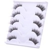Half Lashes Lashes Natural Look Wispy 3/4 False Eyelashes Fluffy