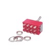 mxuteuk 2pcs Mini Miniature Toggle Switch 12 Terminal 3 Position
