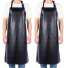 Homsolver 2 Pack Waterproof Rubber Aprons, Heavy Duty Butcher Aprons for Men,...