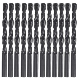 12PCS,5/64",Black Oxide, Twist Drill Bits