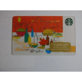 Starbucks 2014 Feliz Noche Buena - Holiday 99 Issue Starbucks Cards - New & Never Swiped