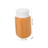 NOLITOY Face Exfoliator Brush Wood Handle Brush for Face Makeup