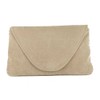 LONI Attractive Large Faux Suede Clutch Shoulder Bag