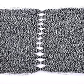 12 Packs 270 Strands per Bag Crystal Flash Line Fly Fishing Tying Material Dry Flies Multiple Colors (11-Black and white-12packs)