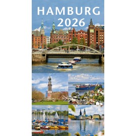 HAMBURG 2026: 3-Monats-Tischkalender