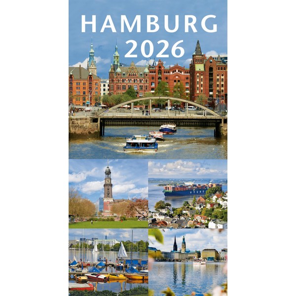 HAMBURG 2026: 3-Monats-Tischkalender