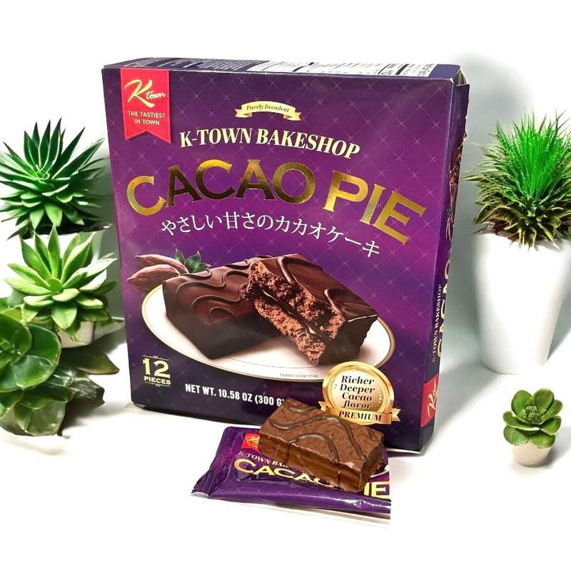 2 Packs - Cacao Pie - Banh Cacao - 12