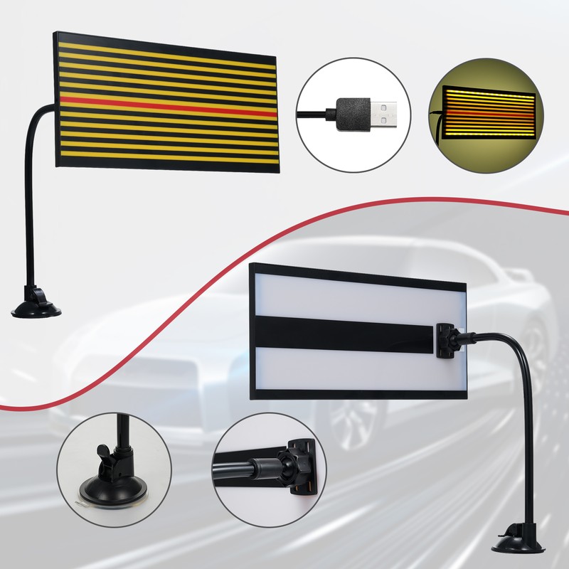 LED Reflector Line Board Light Paintless Dent Finder Lamp Car