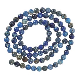 KONTONTY 2Pcs Delicate Stone Beads Bracelet Emperor Stone Jewelry for DIY Making Smooth Surface Comfortable Wear Present for Women Special Occasions