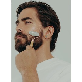 Jade Roller & Gua Sha Set - Face Massage Tool for Firming & Relaxation - 100% Natural Stone for Face, Neck & Eyes