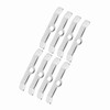 8pcs Chrome Valve Cover Hold-Down Tabs Spreader Bars Fit for