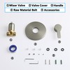 DOLGABA Shower Valve Handle Single Function Shower Mixer Valve Kit