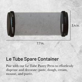 DE BUYER Ersatzbehälter für Dosierspritze - LE Tube - 0.75L,Schwarz