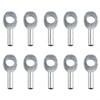 10 Pcs Gym Pulley Machine Cable Eyelet Terminal Interface Port,