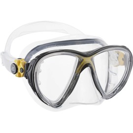 Cressi Big Eyes Evolution Scuba Diving and Snorkeling Mask - Yellow