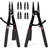 Inchoco Snap Ring Pliers Set Heavy Duty - 2 PCS