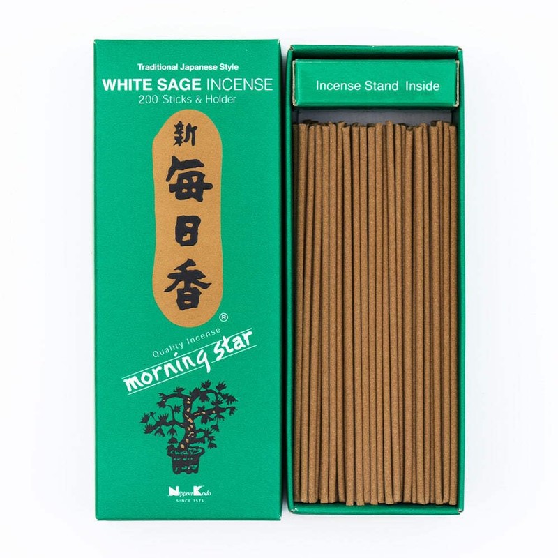 Morning Star - Sage 200 Sticks and Holder by NIPPON