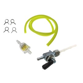 Petrol Tap M12 Manual + Petrol Hose Yellow Set for Hercules Prima 2 3 4 5 S M2 MF3 MP HR G3, Zündapp 442 Automatic GTS 50 Type 529 026-029 ZE 40 ZL 25 ZR 10 20, Kreidler MF2 25 Type MF2 year year