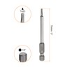 sourcing map 5pcs Magnetic Triangle Screwdriver Bit TA23 1/4" Hex