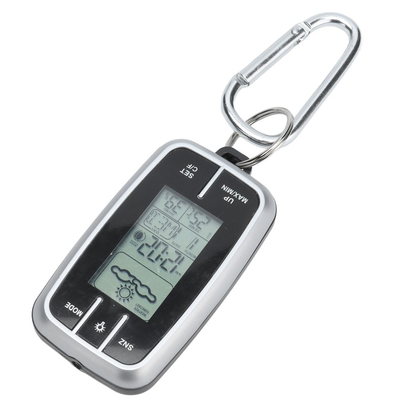 Mini Multifunction Compass Weather Station Mountaineering Watch Thermo Hygrometer Backlight