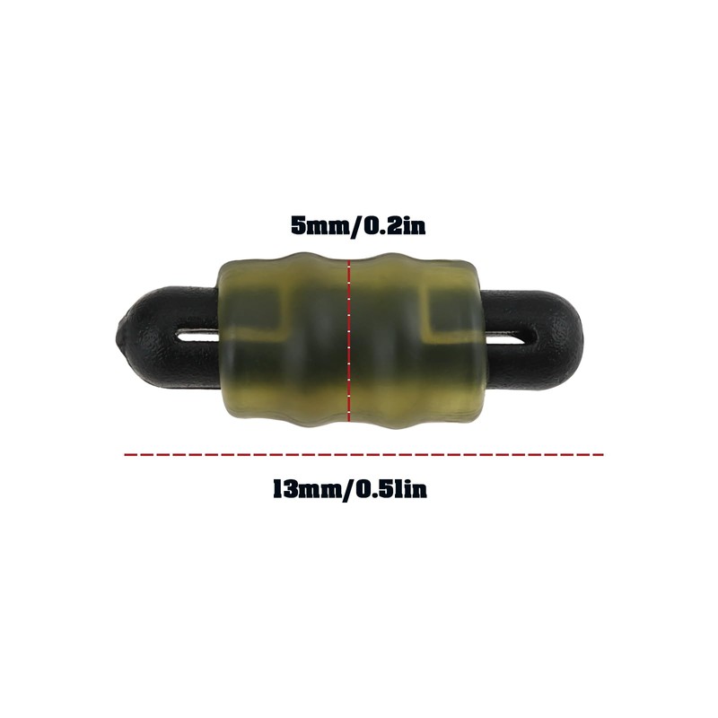 YINETTECH 20Pcs Carp Fishing Method Feeder Connector Quick Change Stop