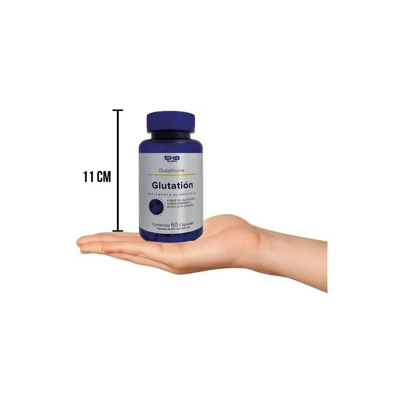 5h Glutatión, Cardo Mariano Y Ácido Alfa Lipoico 60 Cápsulas