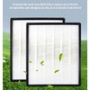 LBLVBNEWD 2 Pack True HEPA & 2 Pack Activated Carbon