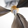 ART-CRAFT Seagull Wind Chime with Feather Propeller with 3 Decorative