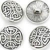Pack of 15 Metal Buttons Eyelet Buttons Diameter Approx. 17