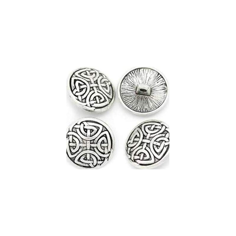Pack of 15 Metal Buttons Eyelet Buttons Diameter Approx. 17