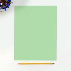 LUXPaper 8.5" x 11" Cardstock | Letter Size | Pastel Green | 65lb. Cover | 50 Qty