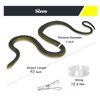 Zuzer Snake Toy 110 cm Realistic Rubber Snakes Joke Item