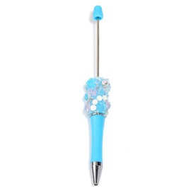 【P286】Moon bubble bead chain granulated sugar design DIY pen:_SL447