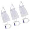 10PCS Enema Bag Set 1000ML Silicone Reusable Hangable Enema Cleaner