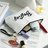 METALPHA Cute Makeup Bag for Purse Zipper Canvas Make Up