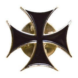 [F NODE] German Iron Cross EK Medal Pin Badge 2cm Size Collection Military, Alloy Steel