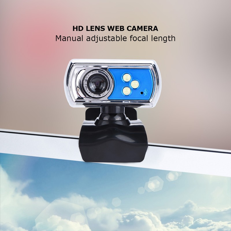 360 Degree Rotation USB HD 12 Megapixels Webcam Free Drive