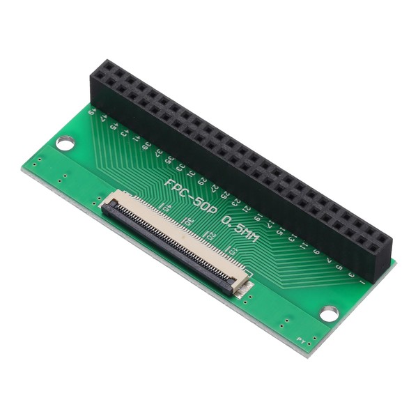 QUARKZMAN FFC FPC Connector Board 50 Pin 0.5mm Female to