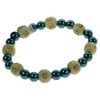 ZORBITZ Hematite and Wood Bracelet, 1 EA