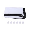Outdoor Movie Screen 100in Foldable AntiCrease 16:9 White Portable Curtain
