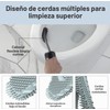 Cepillo para inodoro Casabella 8500401 inteligente con cerdas de silicona