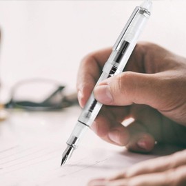 Cikonielf Fountain Pen School Fountain Pen Fine Eye Dropper Fountain Pen for Business Trips, Signing Documents, Travel and Handwriting