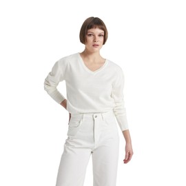 DeFacto Women's T-Shirt, ecru