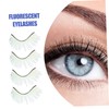 Outanaya Fluffy False Lashes Extensions 5 Pairs Women's Natural Look