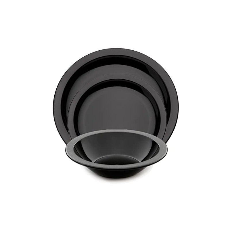 Harfield Tableware 3 Piece Tableware Set Dining Plates & Bowl