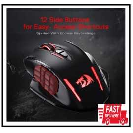 Redragon M913 Impact Elite Wireless Gaming Mouse 16000 DPI Wired/Wireless RGB Ga