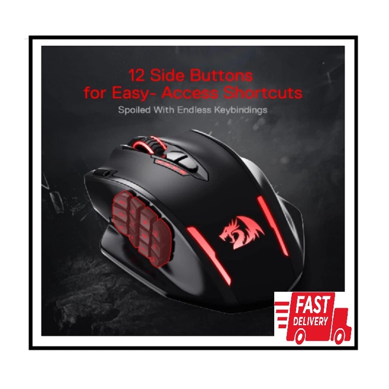 Redragon M913 Impact Elite Wireless Gaming Mouse 16000 DPI Wired/Wireless